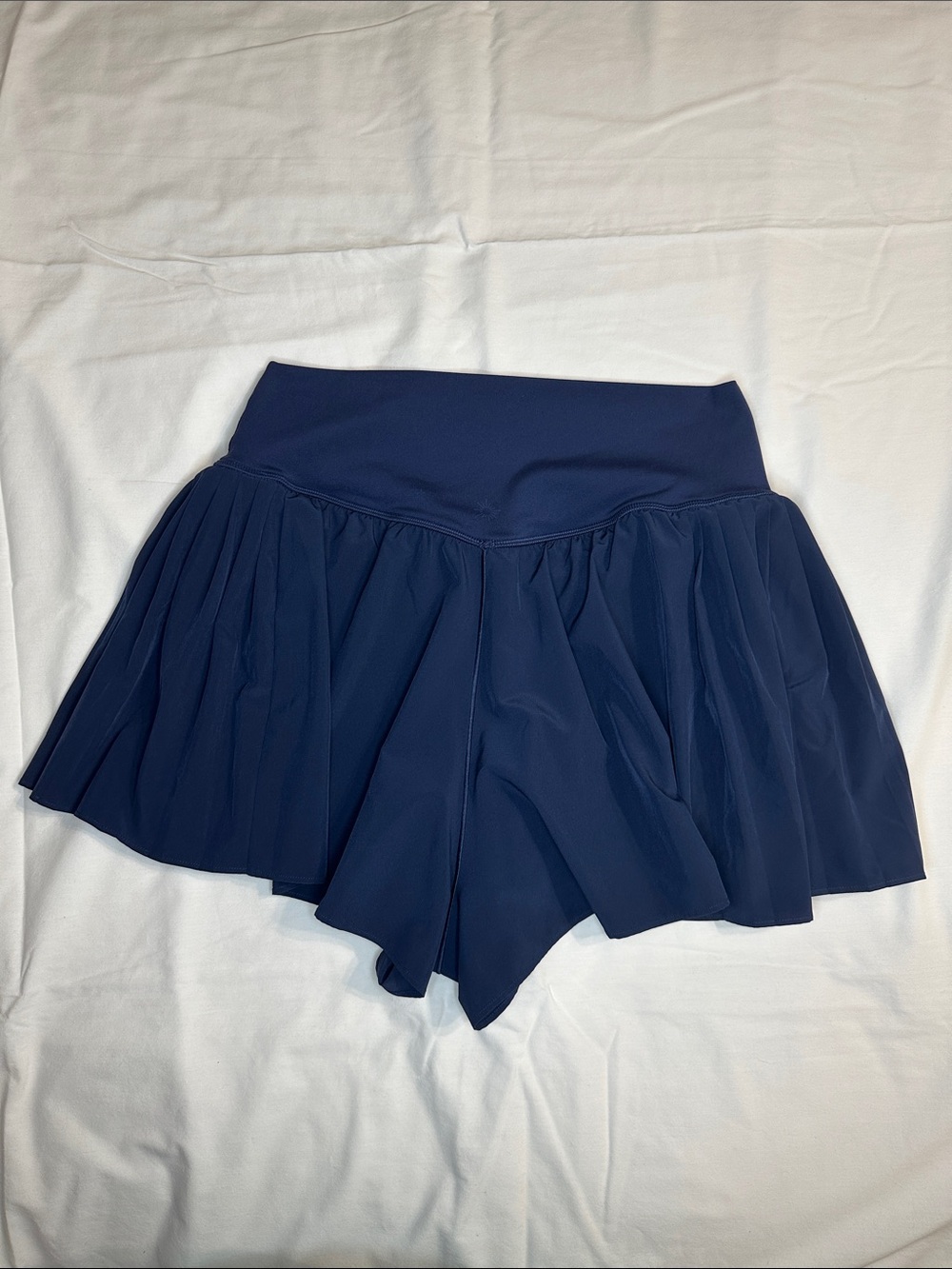 Offline by Aerie Navy Pleated Shorts - Women L